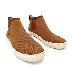 Rothy’s The Chelsea Boot Women’s Size 9.5 in Fawn Retired Hightop Ankle EUC